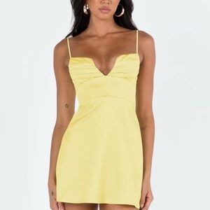 Princess Polly Yellow Mini Dress
